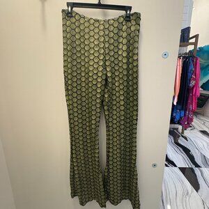Free People Olive Flare Pants